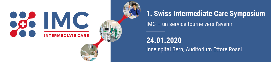 Bannière d'en-tête pour la conférence : IMC Symposium 2020. Celle-ci va de 24 janvier 2020 à 24 janvier 2020 dans Bern.